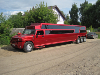 Мега Хаммер H2 red